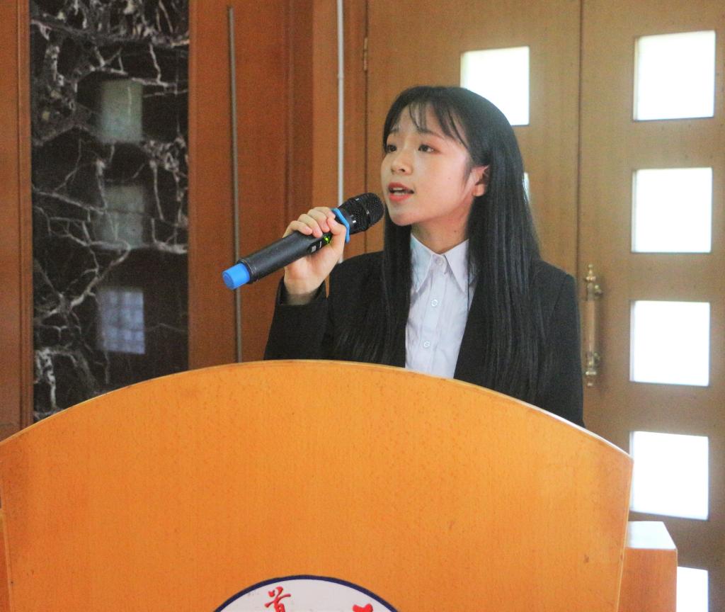 (图为选手演讲 冬格尔吉摄)